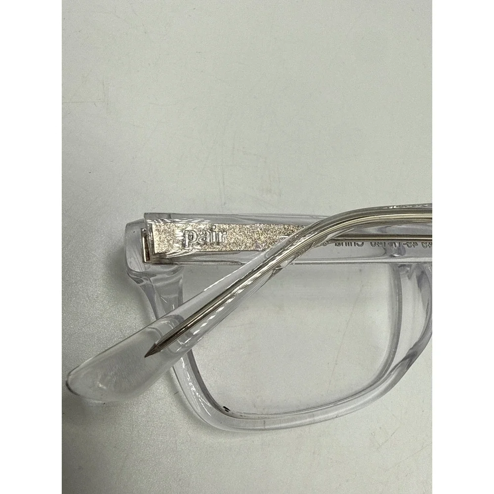Pair Eyewear The Otero 049 Clear Crystal Rectangular Glasses Frames 49-17-140